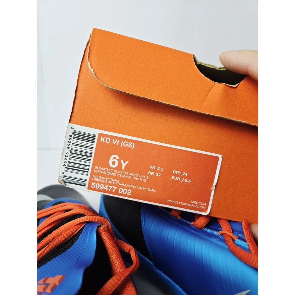 Nike KD VI 6 youth‎ blue black 599477